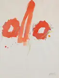 Markus Prachensky, Ohne Titel, 1965, Watercolor