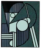 Roy Lichtenstein, Modern Head #4, 1970, Lithograph in colors