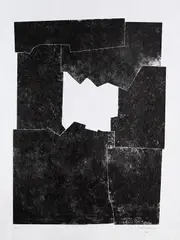 Komposition by Eduardo Chillida, 1968, Lithograph, sold Oct 2011