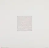 Günther Uecker, Aggressive Reihung, 1974, Pencil drawing