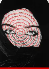 Shirin Neshat, I am it's secret, 1993, Offset in colors