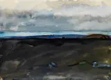 Sjólada by Klaus Fußmann, 1983, Watercolor, sold Oct 2011