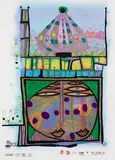 Friedensreich Hundertwasser, 10002 nights homo humus come va how do you do, 1984, Photo-lithograph
