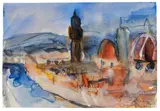 Klaus Fußmann, Florenz, 1998, Watercolor