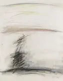 Winfred Gaul, Ohne Titel, 1961, Oil crayon
