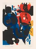 Ernst Wilhelm Nay, Eruption, 1965, Etching and aquatint