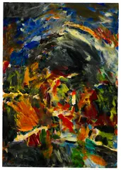 Sigrid Kopfermann, Festlicher Raum, 1988, Oil