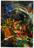 Sigrid Kopfermann, Festlicher Raum, 1988, Oil