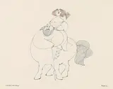 Paul Flora, Kentaur und Dame