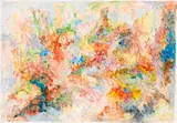 Bernard Schultze, Landschafts-Fragment, 1988, Watercolor