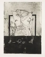 Dinner by Horst Janssen, 1964, Etching and aquatint, sold Oct 2011