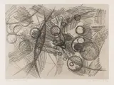 Ernst Wilhelm Nay, Komposition, 1958, Soft-ground etching