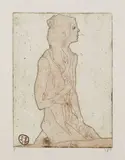 Horst Janssen, Gesche am 7.2.71, 1971, Etching and aquatint