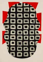 Nuit de grande ville by Kumi Sugai, 1966, Lithograph in colors, sold Oct 2011