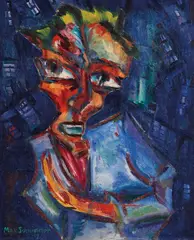 Schwimmer Max, Der Einarmige, 1919, Oil on canvas