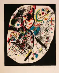 Wassily Kandinsky, Kleine Welten III, 1922, Lithograph in colours
