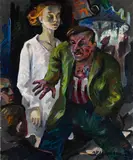 Wilfried Otto, Jahrmarkt, 1927, Oil on canvas