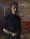 Ernst Klinger, Selbstbild, 1938, Oil on canvas