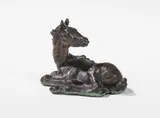 Liegendes Fohlen by Renée Sintenis, 1932, Bronze, sold Oct 2011