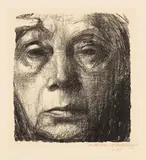 Selbstbildnis by Käthe Kollwitz, 1934, Lithograph, sold Oct 2011