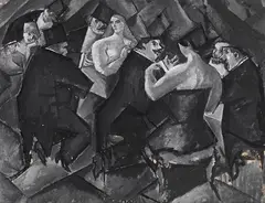 Variété by Hanns Bolz, 1910, Tempera, sold Oct 2011