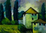 Walter Dexel, Italienisches Motiv