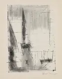 Lyonel Feininger, Gelmeroda, 1955, Lithograph