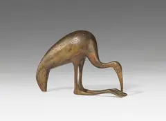Hockender Kranich by Gerhard Marcks, 1954, Bronze, sold Oct 2011
