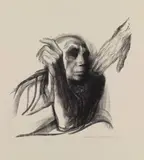 Ruf des Todes by Käthe Kollwitz, 1934, Lithographie auf Velin, sold Oct 2011