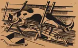 Gerhard Marcks, Die Katzen (Katzen im Dachboden)