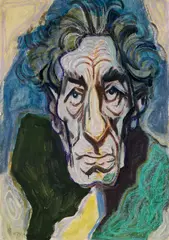 Richard Ziegler, Giacometti, 1960, Gouache