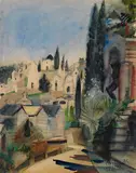 Alfred Ziethlow, Genua, 1935, Watercolor