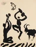 La danse du Berger by Pablo Picasso, 1959, Lithograph, sold Oct 2011