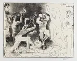 La Danse des Faunes by Pablo Picasso, 1957, Lithograph, sold Oct 2011
