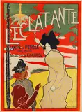 Manuel Robbe, Plakat: L'Éclatante, 1895, Lithograph in colors