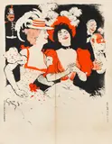 Jules-Alexandre Grün, Plakat: Concert Parisien, 1897, Lithograph in colors