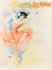 Pal, Plakat: Folies Bergère, 1898, Lithograph in colors