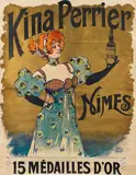 Albert Guillaume, Plakat: Kina Perriere - 15 Médailles d'Or, 1900, Lithograph in colors