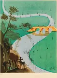 Die Schmuggler by Salvador Dalí, 1970, Lithograph in colors, sold Oct 2011