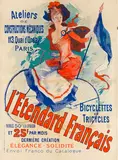 Jules Chéret, Plakat: Bicyclettes et Tricycles L'Etendard Francais