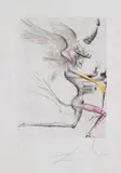 Le Démon ailé by Salvador Dalí, 1969, Etching, sold Oct 2011