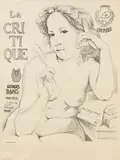 Noé Legrand, Plakat: La Critique, 1900, Lithograph