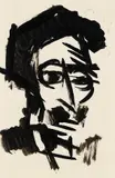 Schwimmer Max, Selbstportrait als "armer Lazarus"