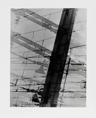 Raoul Hausmann, Limoges-Gare, 1954, Black and white photograph