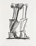 Fritz Wotruba, Komposition, 1968, Lithograph