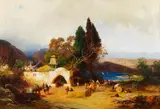 Paul Franken, Kaukasische Landschaft, 1872, Oil on canvas
