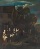 Jan Baptist Lambrechts, Wirtshausszene