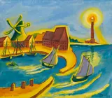 Max Pechstein, Fischerhafen auf Fehmarn