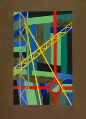 László Moholy-Nagy, Komposition 1921, 1921, Gouache