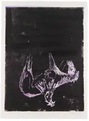 Das Pferd by Georg Baselitz, 2006, Linocut, sold Jun 2011